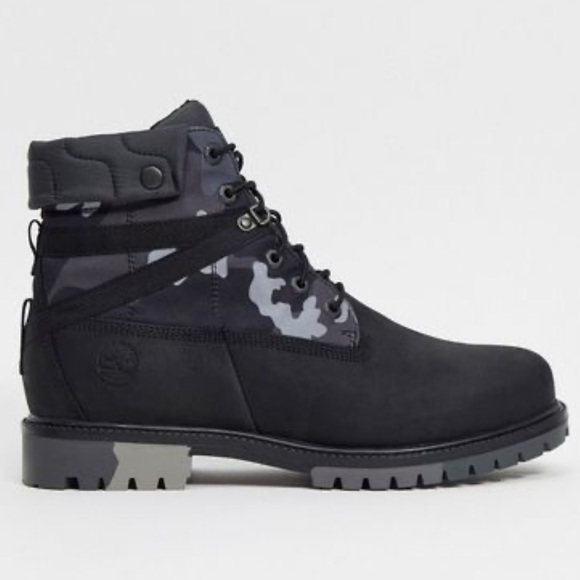 Timberland black camouflage boot, waterproof - Picture 1 of 10